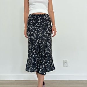 Urban outfitters midi floral skirt